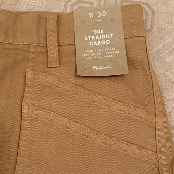 Madewell Garment-Dyed '90s Straight Cargo Pant/NWT/30 - Picture 11 of 16